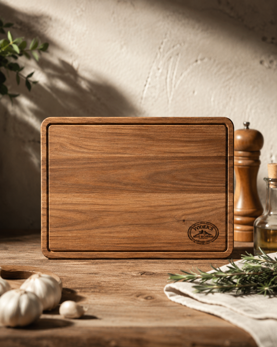 Organic Serving Board — handcrafted wooden kitchenware