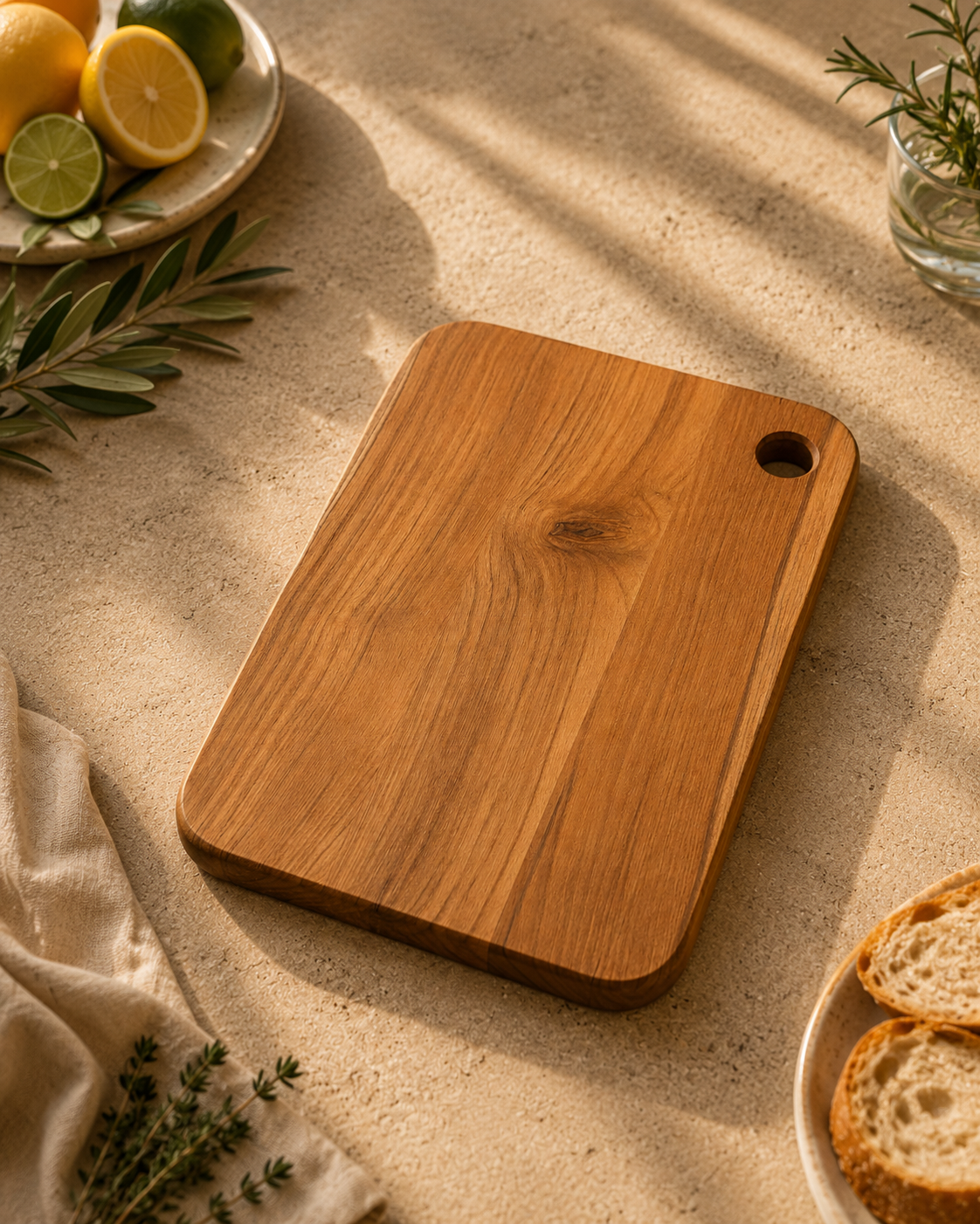 Solid Cutting Board — handcrafted wooden kitchenware