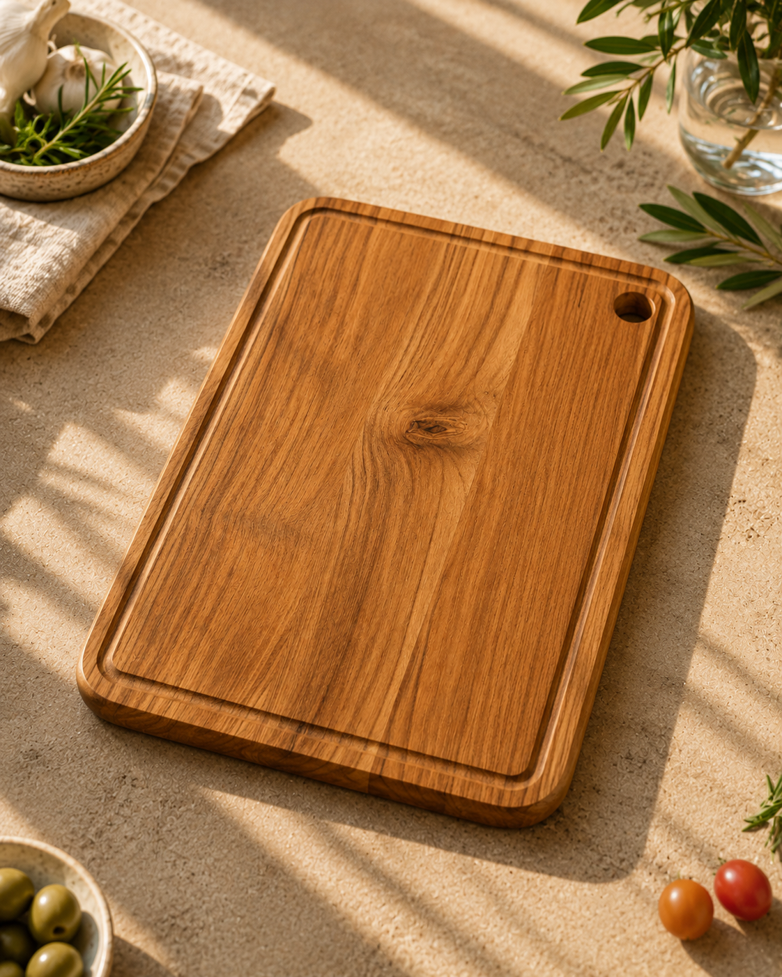 Solid Cutting Board — handcrafted wooden kitchenware